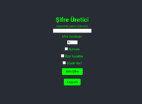 SifreUret