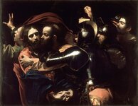 Michelangelo caravaggio the taking of christ 1