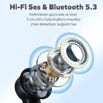 Woyax by deji gaming kablosuz bluetooth oyuncu kulaklik 60 ms gecikme cift mod hd 4 mikrofon enc