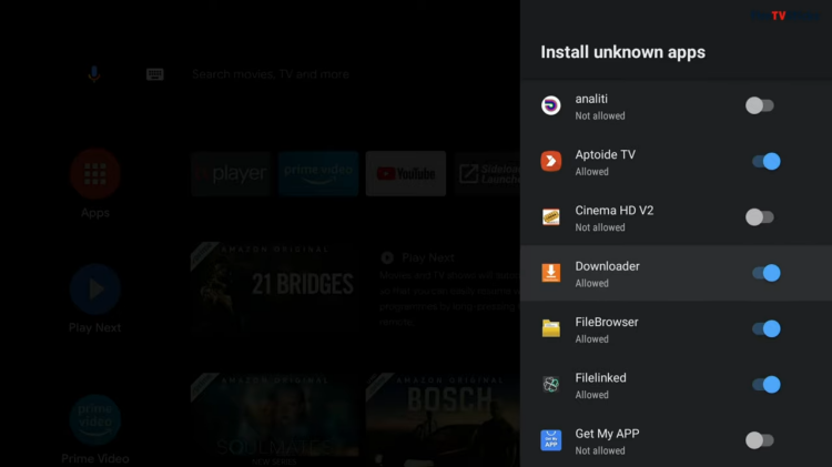 nvidia shield'da indiriciyi aç
