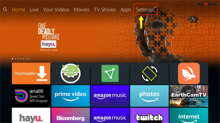 firestick ayarları eski düzen